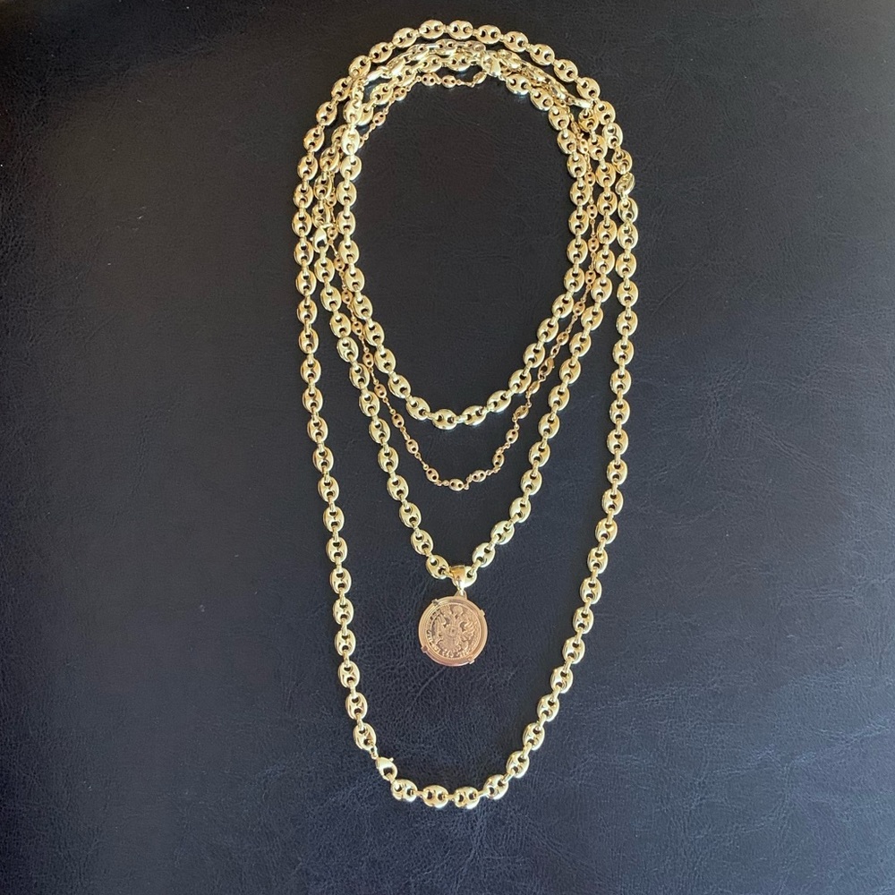 Chain Necklace Set - Picture 2 of 2